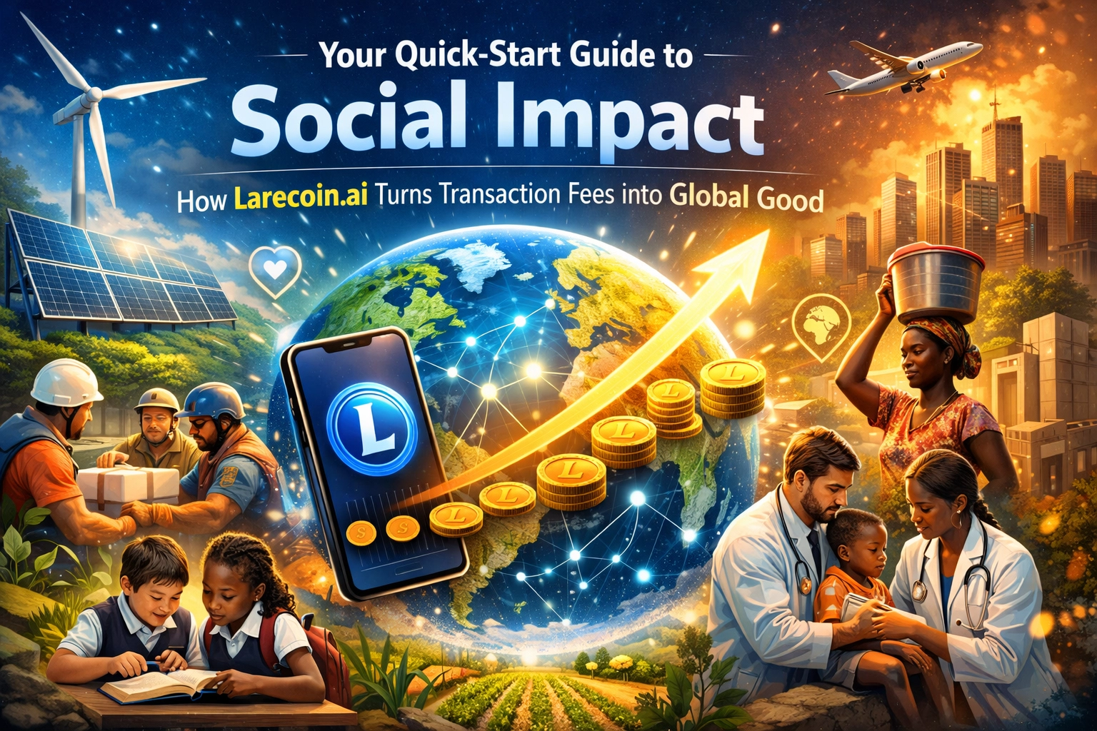 [HERO] Your Quick-Start Guide to Social Impact: How Larecoin.ai Turns Transaction Fees into Global Good