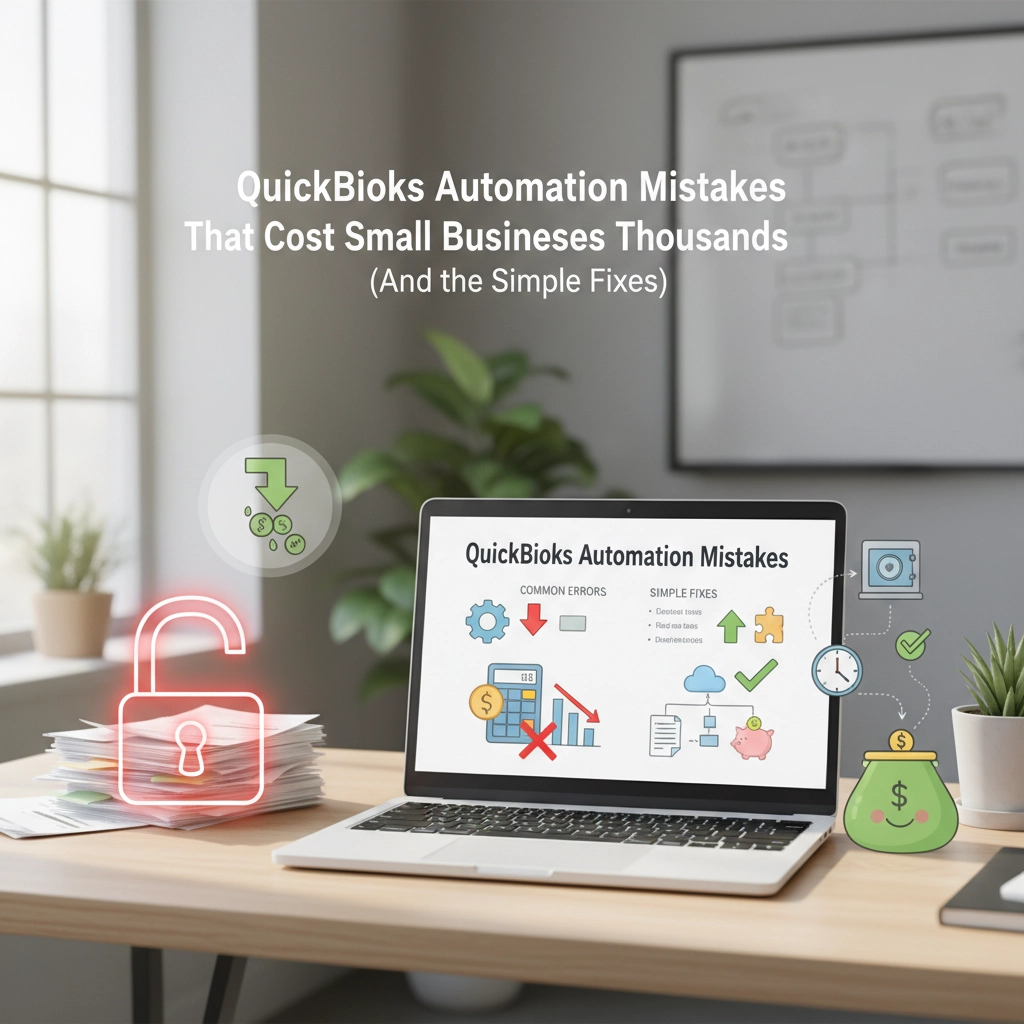 QuickBooks Automation Mistakes That Cost Small Businesses Thousands (And the Simple Fixes)