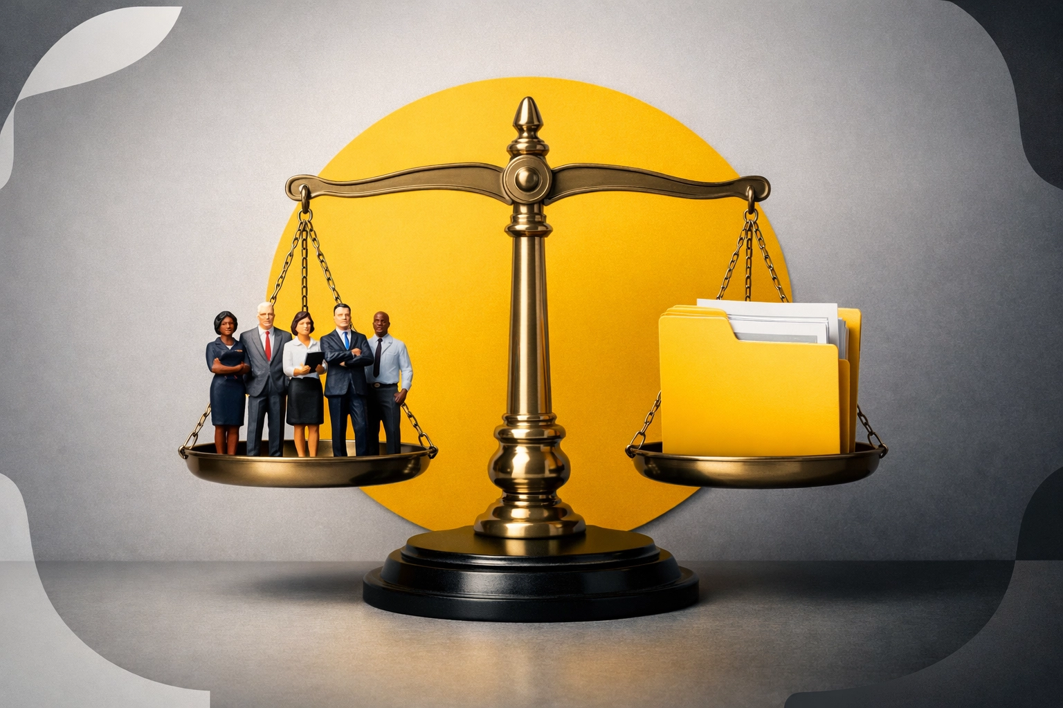 Balanced scale comparing in-house Amazon team costs versus Amazon agency partnership investment