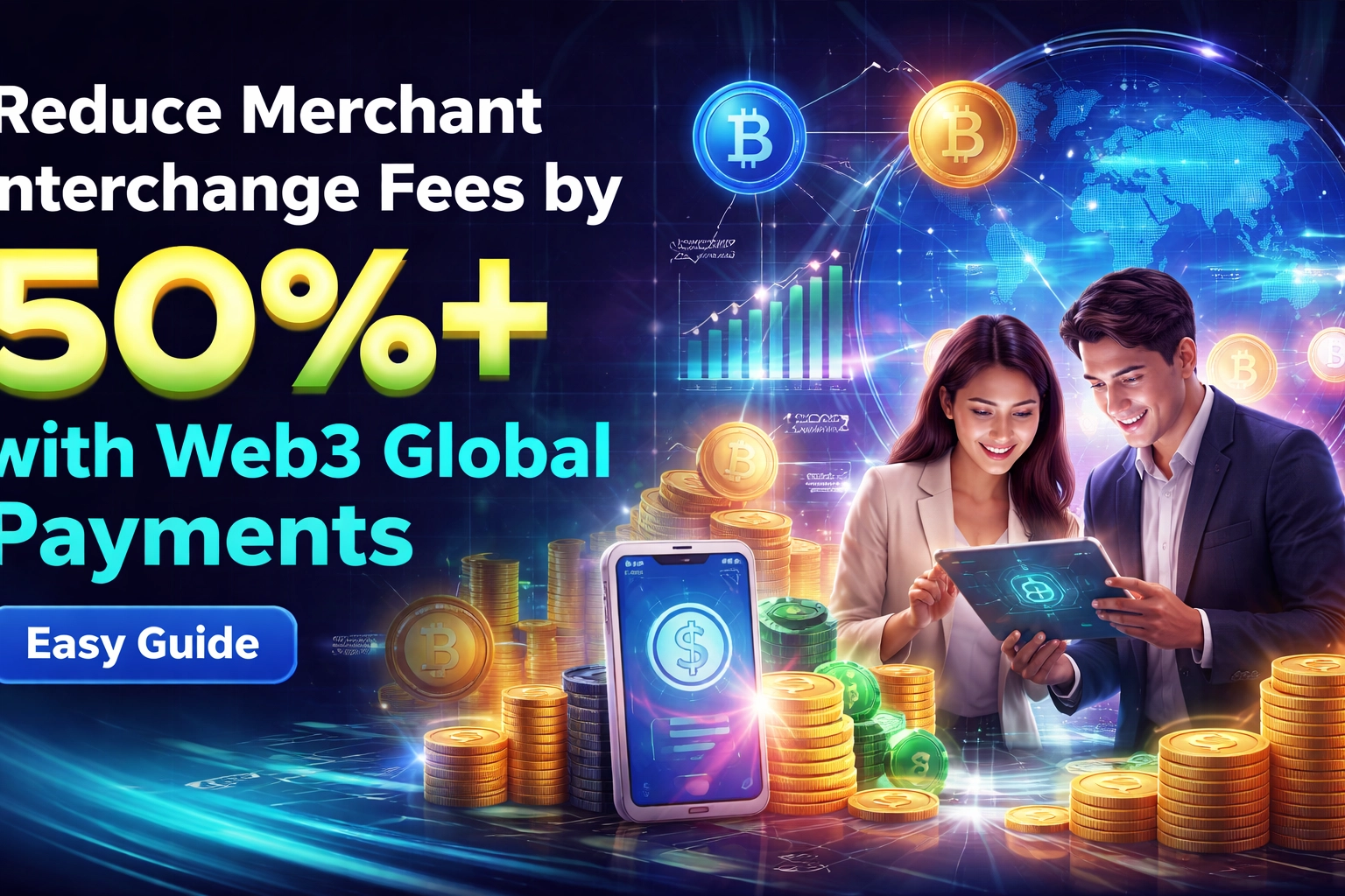 [HERO] How to Reduce Merchant Interchange Fees by 50%+ with Web3 Global Payments (Easy Guide)