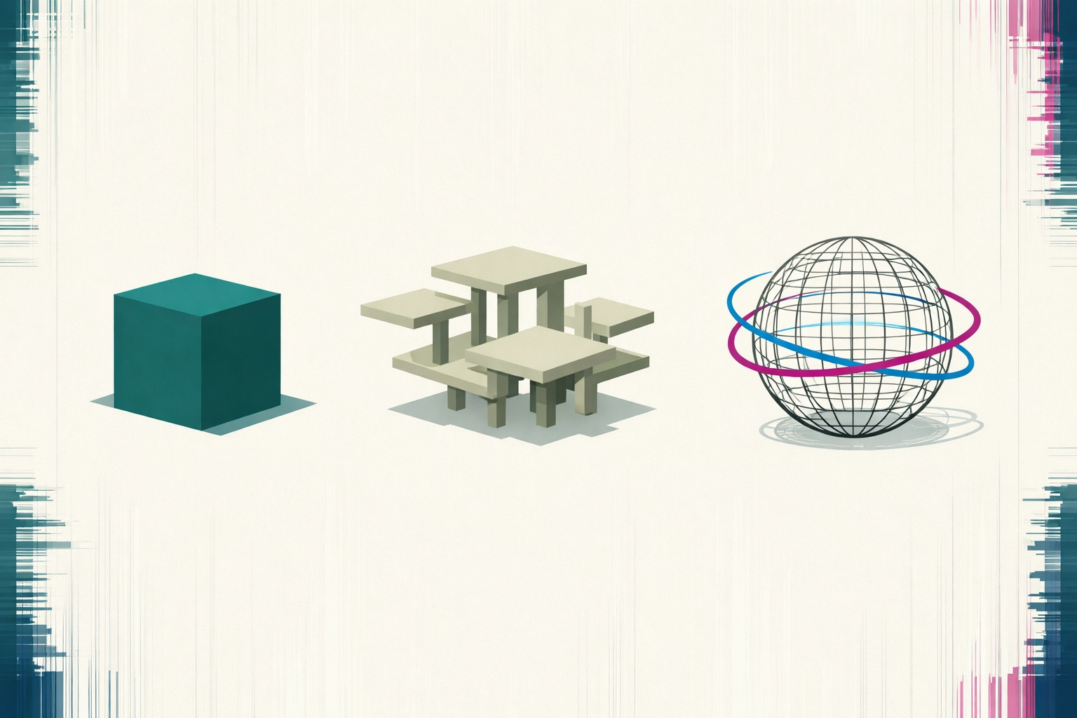 Geometric phase diagram illustrating the roadmap from technical SEO foundations to strategic enterprise site scaling.