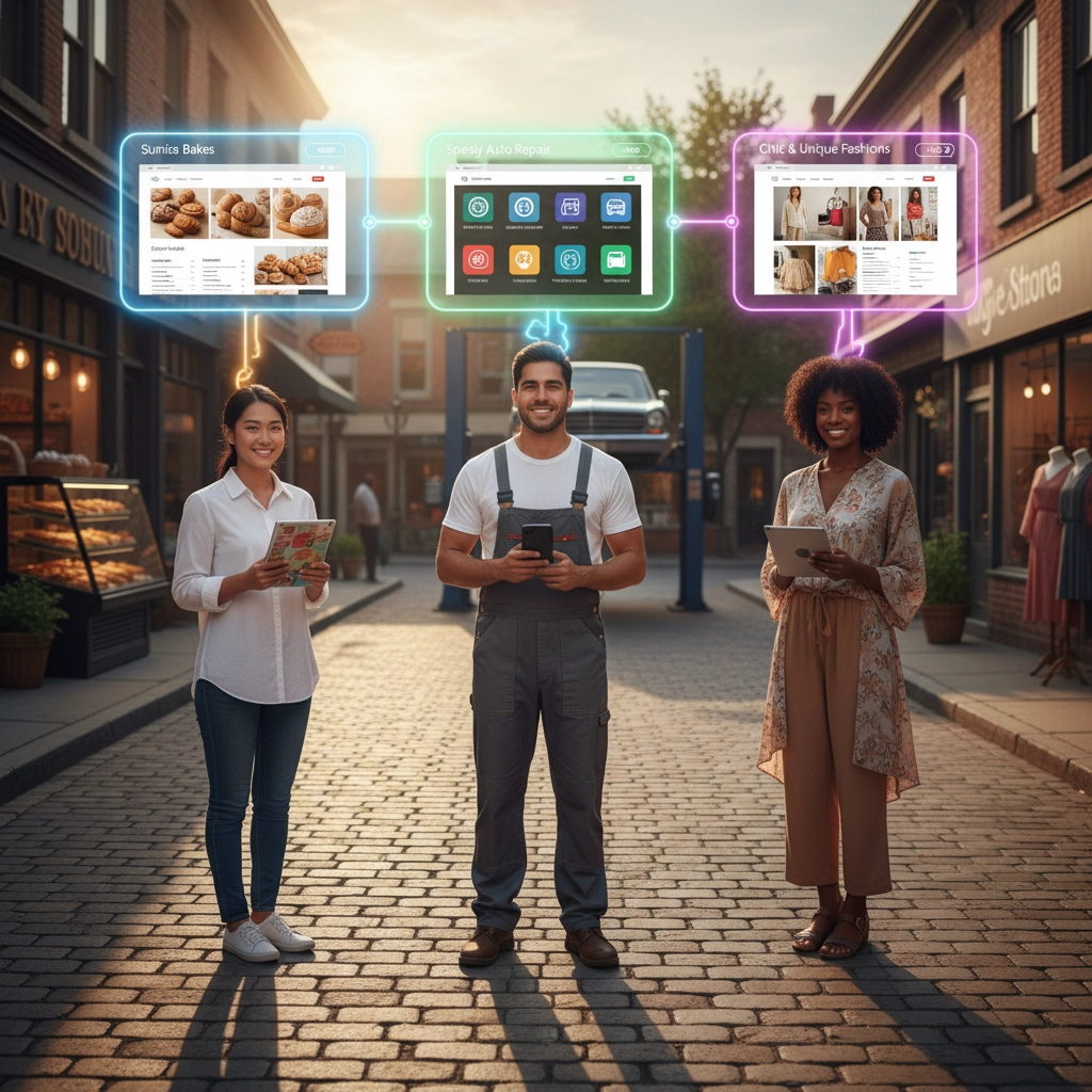 Competitive Advantage With AI Website Design — Analytics and Growth Visualization