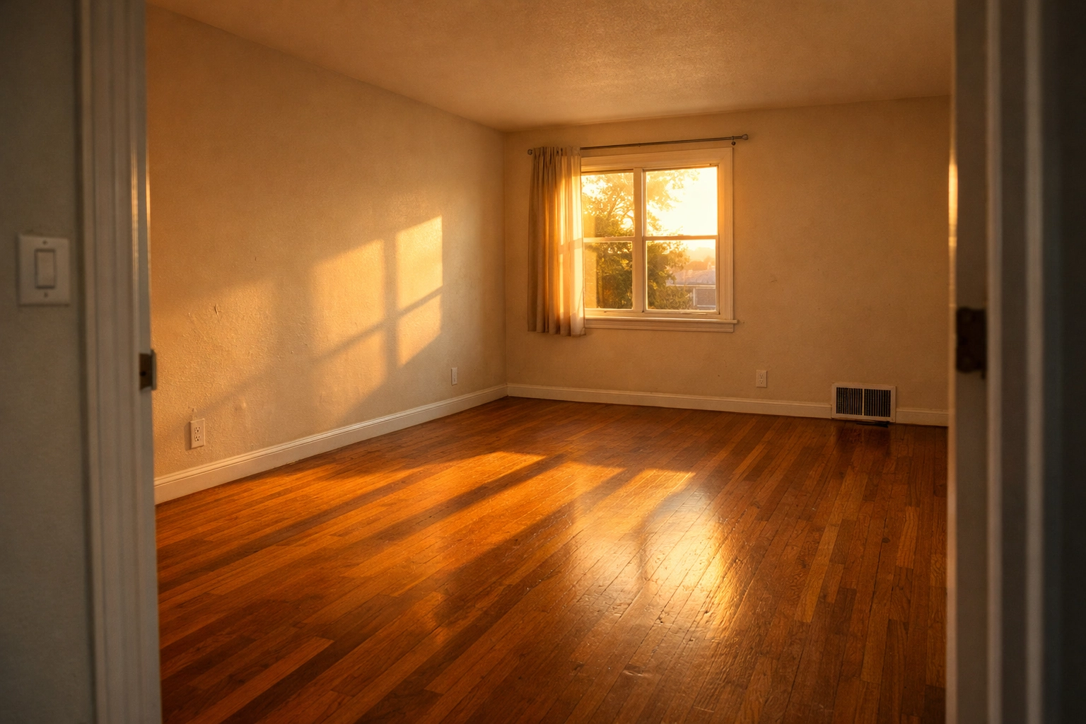 Empty Nashville rental property interior ready for sale after tenant vacancy