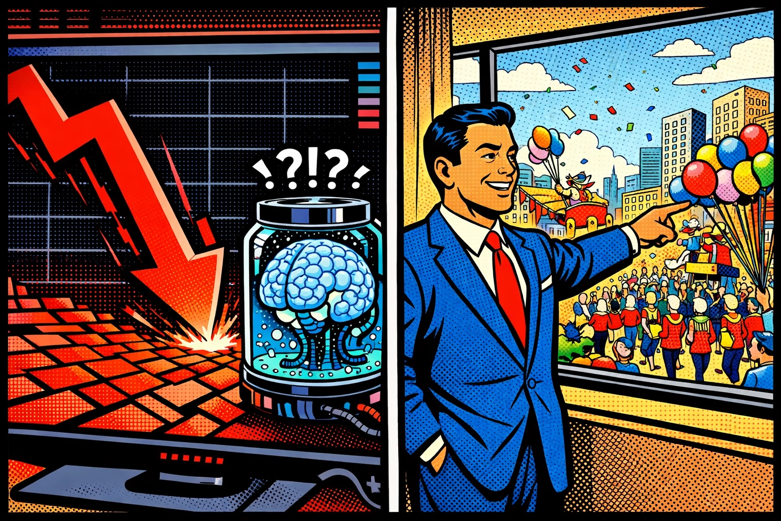 A business owner seeing real-world context while an AI dashboard misses the story behind the data.