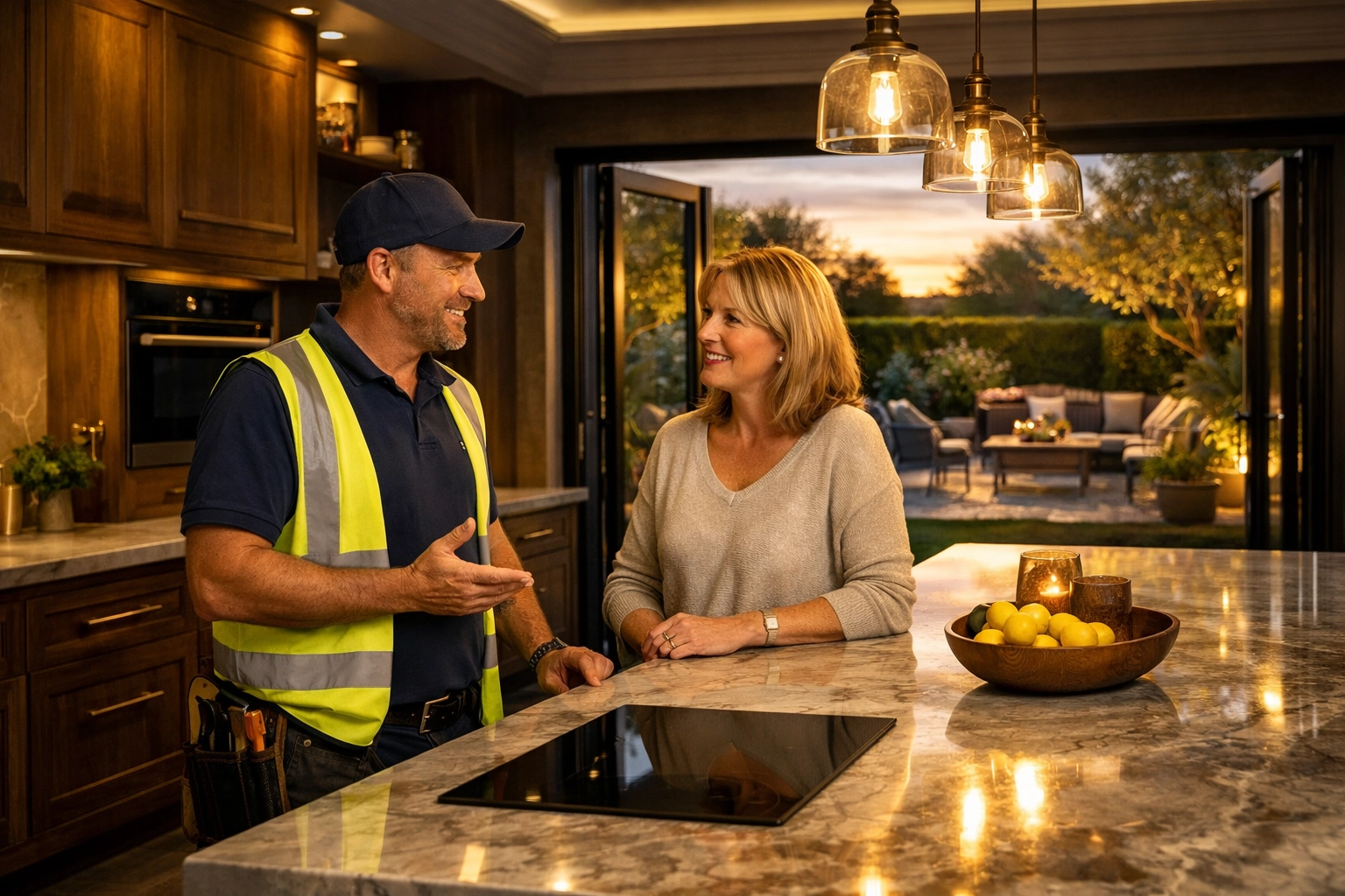 Consultation for a bespoke house extension and kitchen renovation project in Bognor Regis.