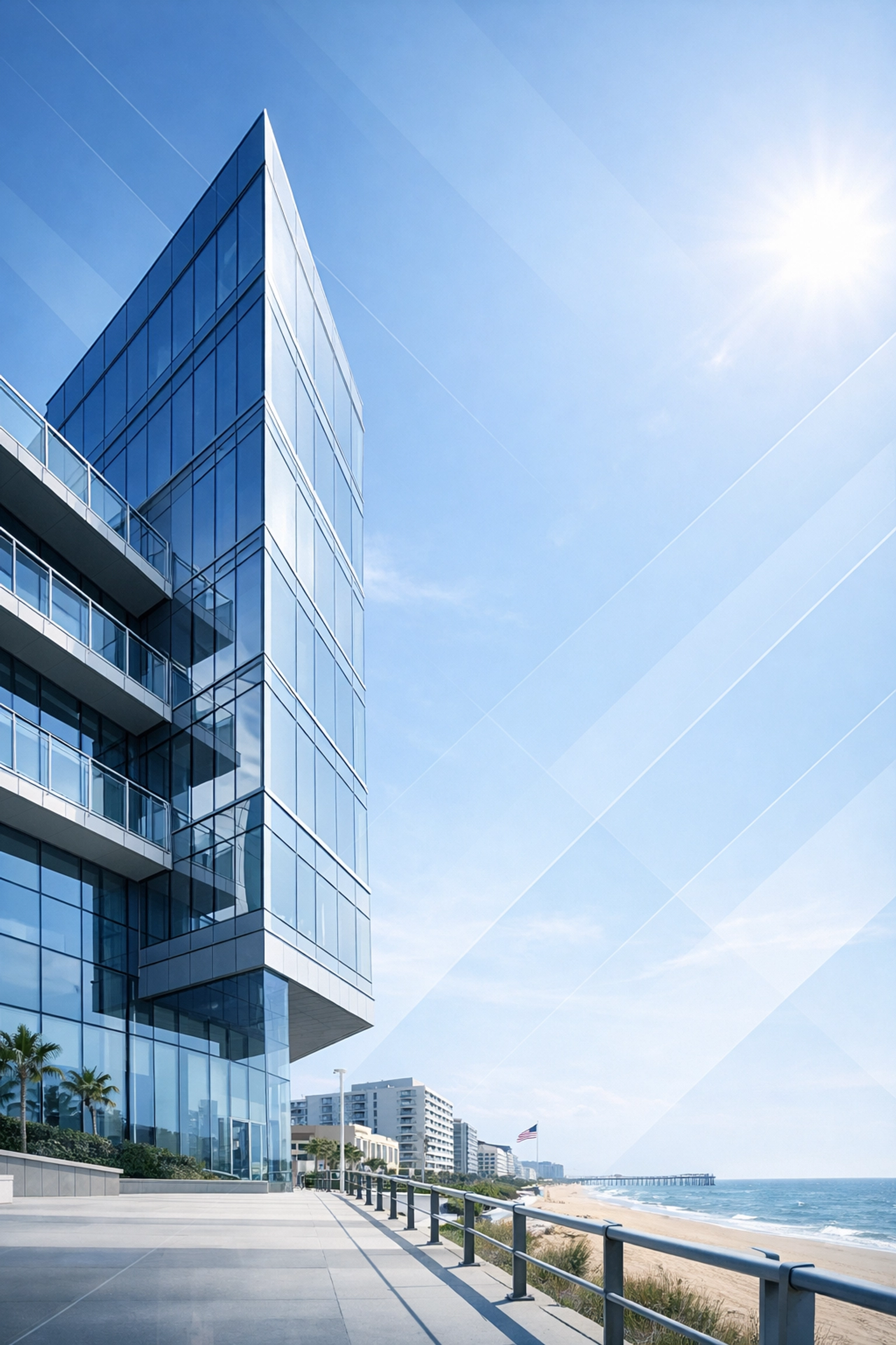 Modern Virginia Beach skyline reflecting the professional legal environment for local divorce cases.
