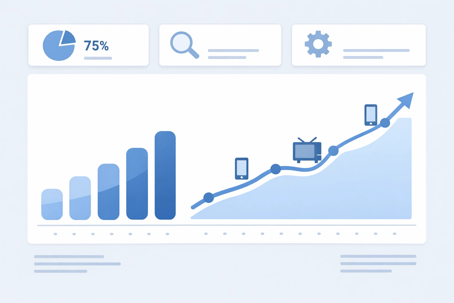 Political digital advertising dashboard showing analytics for cross-device tracking and campaign reach.