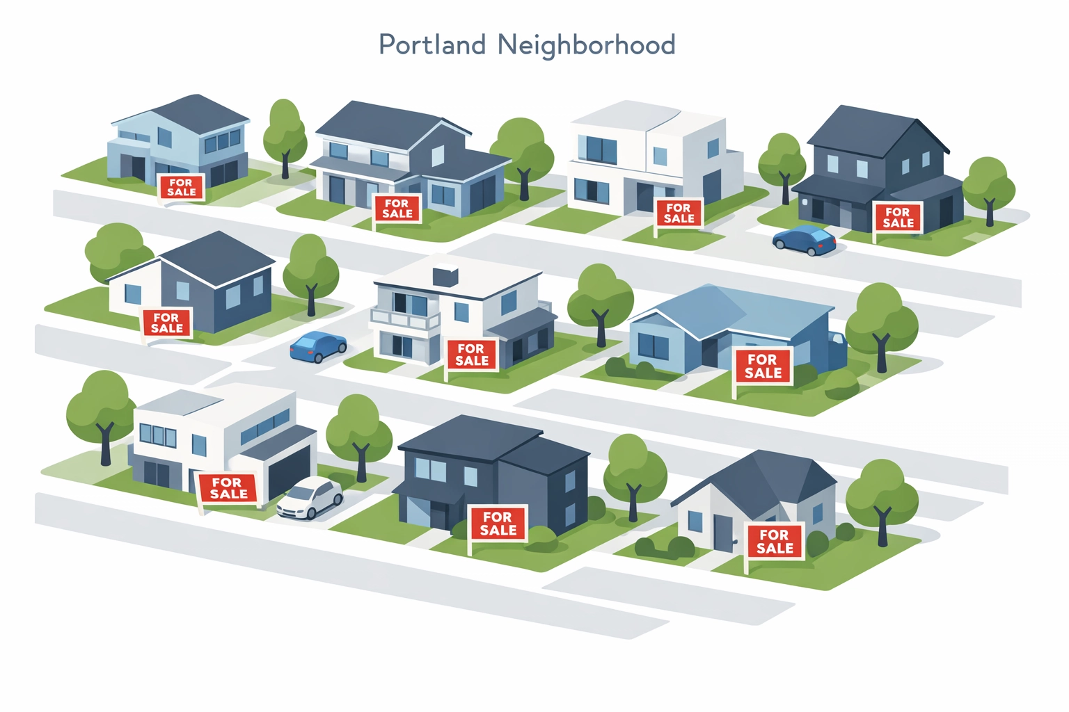 Portland neighborhood homes for sale showing increased inventory in 2026 housing market