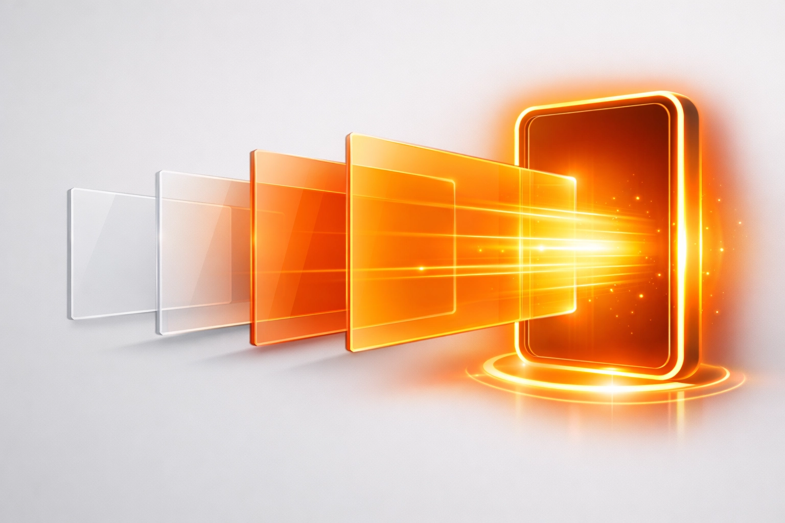 Illustration of streamlined Adobe CC PDF data flow and transparency support for design exports.