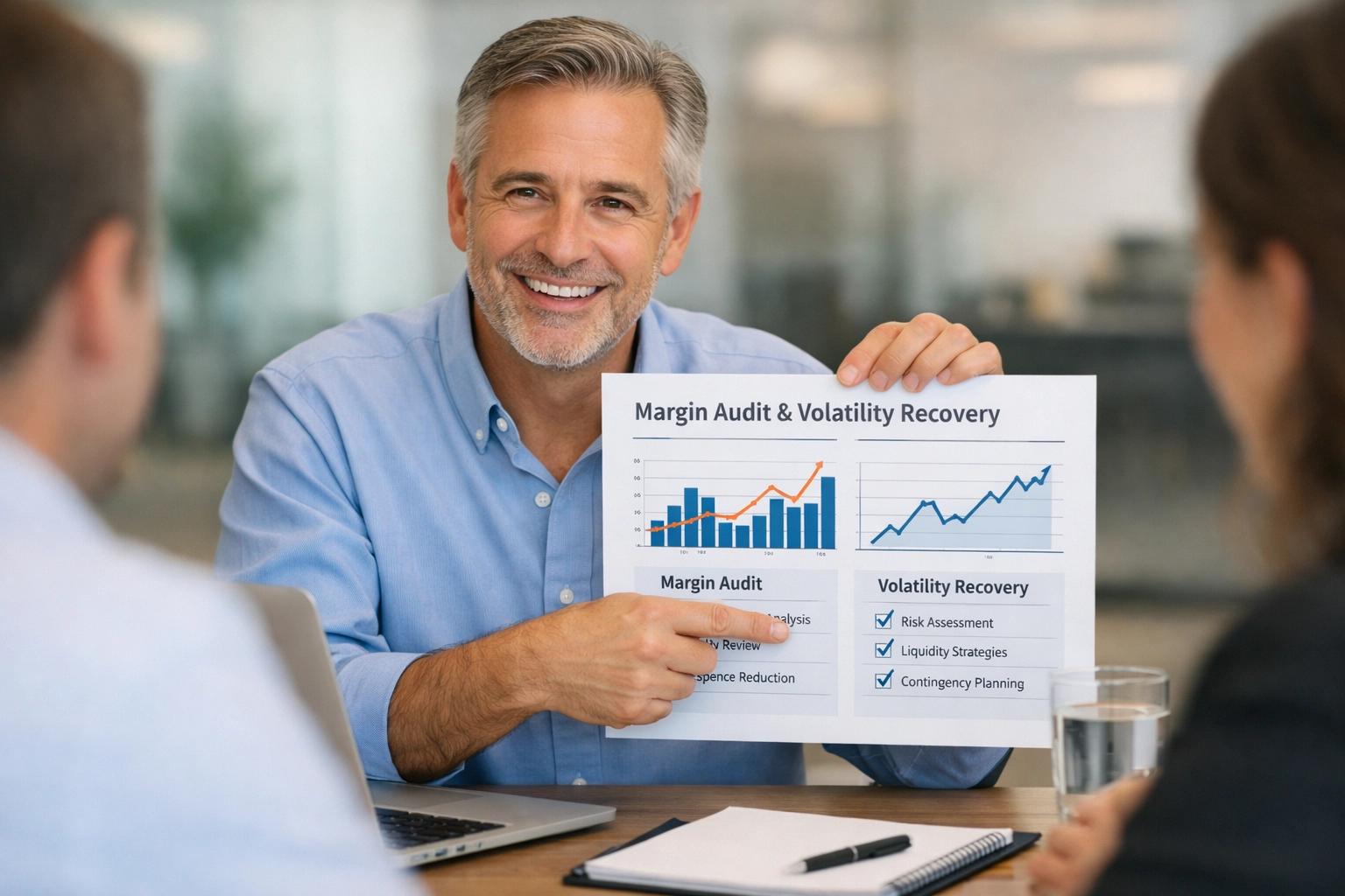 Margin Audit and volatility recovery analysis—audit-style graphs Margin Audit and volatility recovery analysis—audit-style graphs