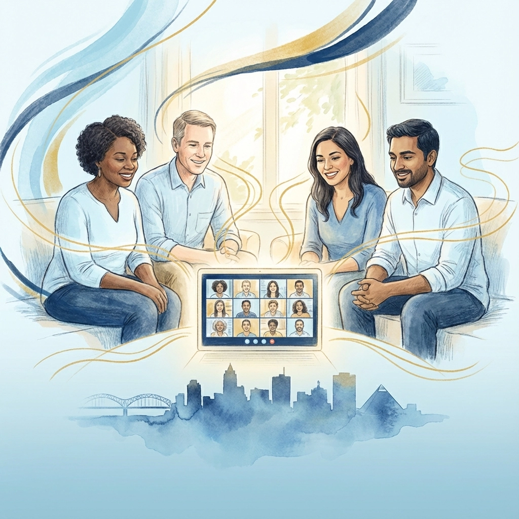 Woensdagavond in Memphis verandert snel: hoe online geloofsgroepen echte verbindingen creëren (niet alleen religieuze evenementen).