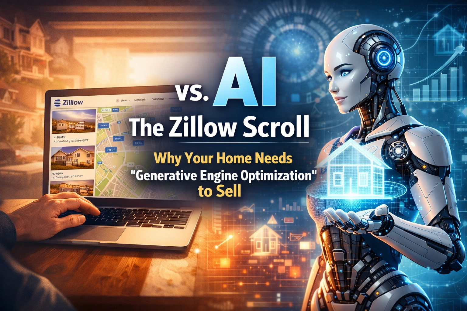 [HERO] AI vs. The Zillow Scroll: Why Your Home Needs "Generative Engine Optimization" to Sell