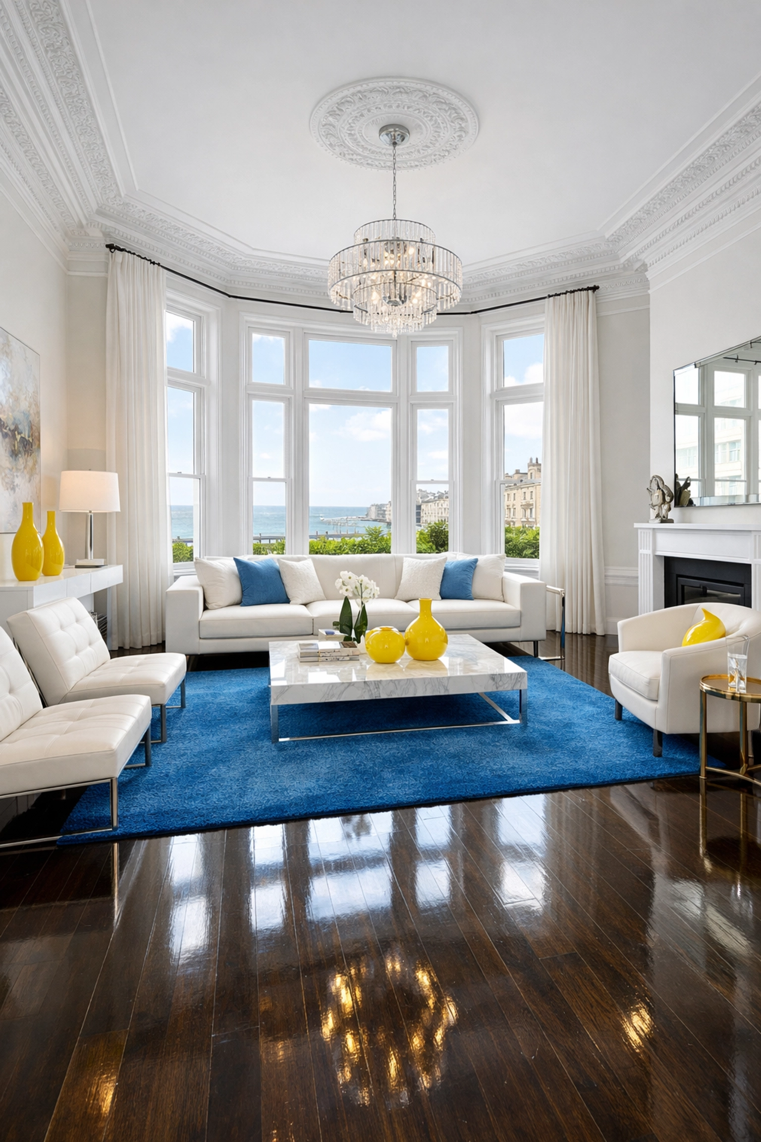 Sparkling clean Brighton living area after a Ninja-level Move-In Cleaning Allston & Brighton service.