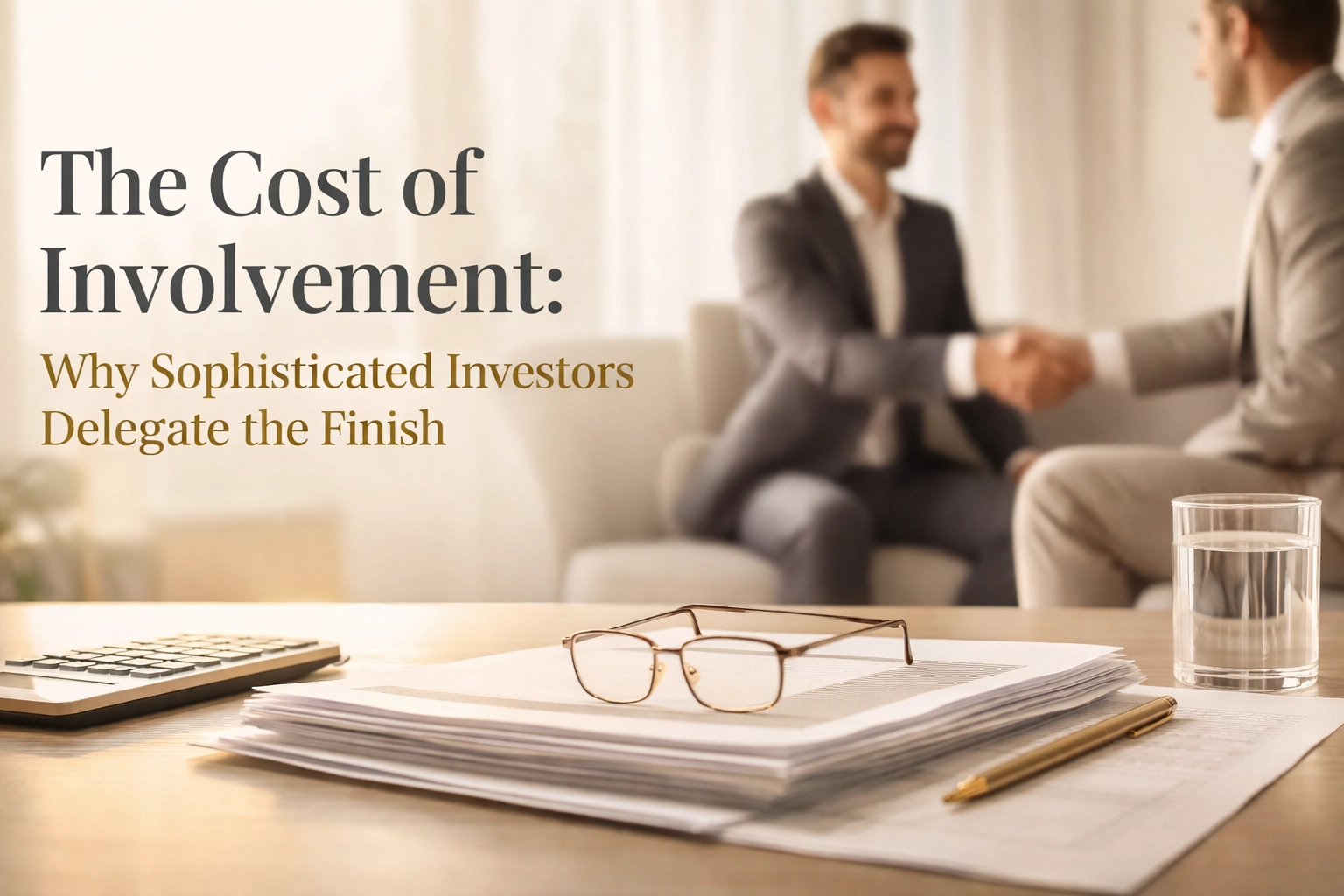 [HERO] The Cost of Involvement: Why Sophisticated Investors Delegate the Finish