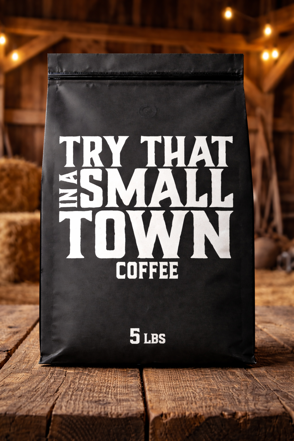 Small Town Coffee Bag 5lb 5 lbs. Small Town - Built for the Roast coffee bag image