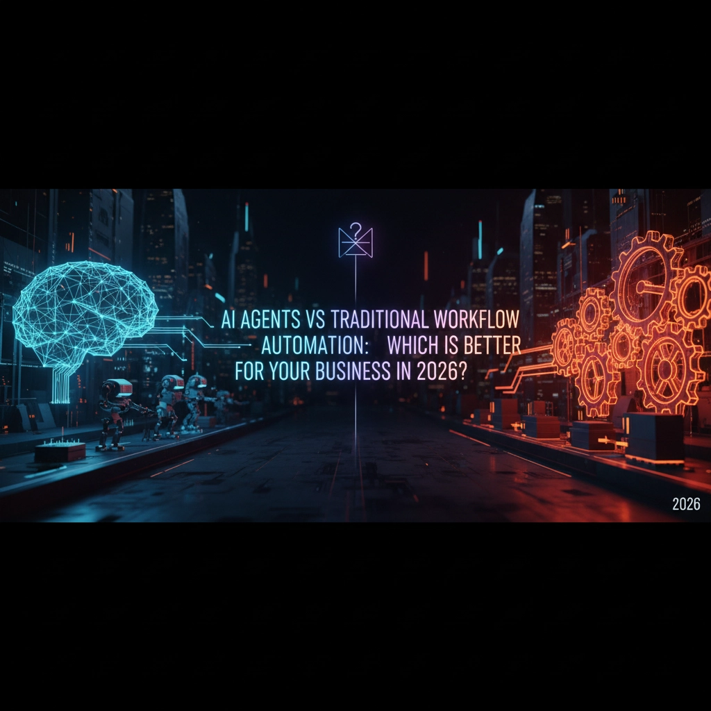 AI Agents vs Traditional Workflow Automation: Which Is Better For Your Business in 2026?