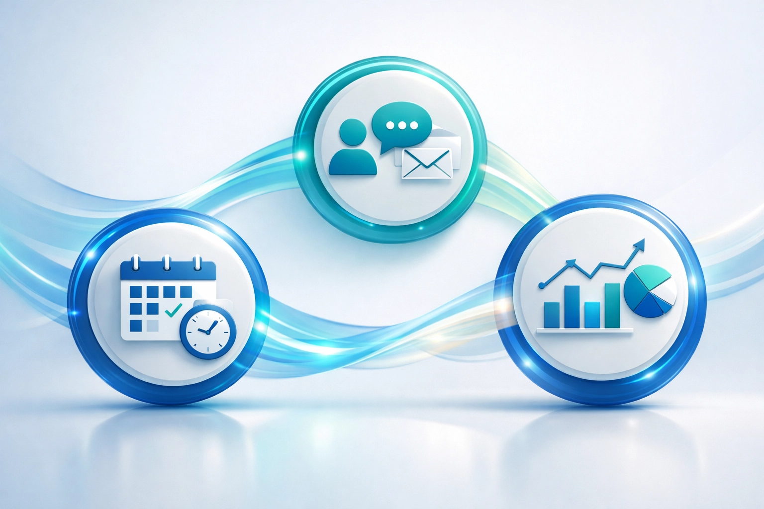 Integrated automation system connecting scheduling, communication, and analytics for janitorial operations