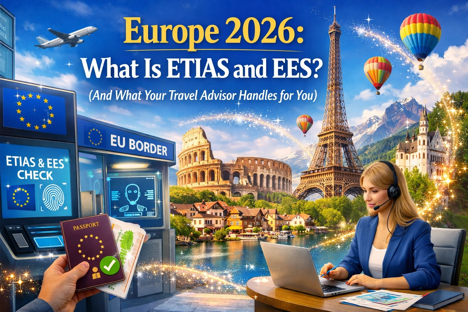 [HERO] Europe 2026: What Is ETIAS and EES? (And What Your Travel Advisor Handles for You)