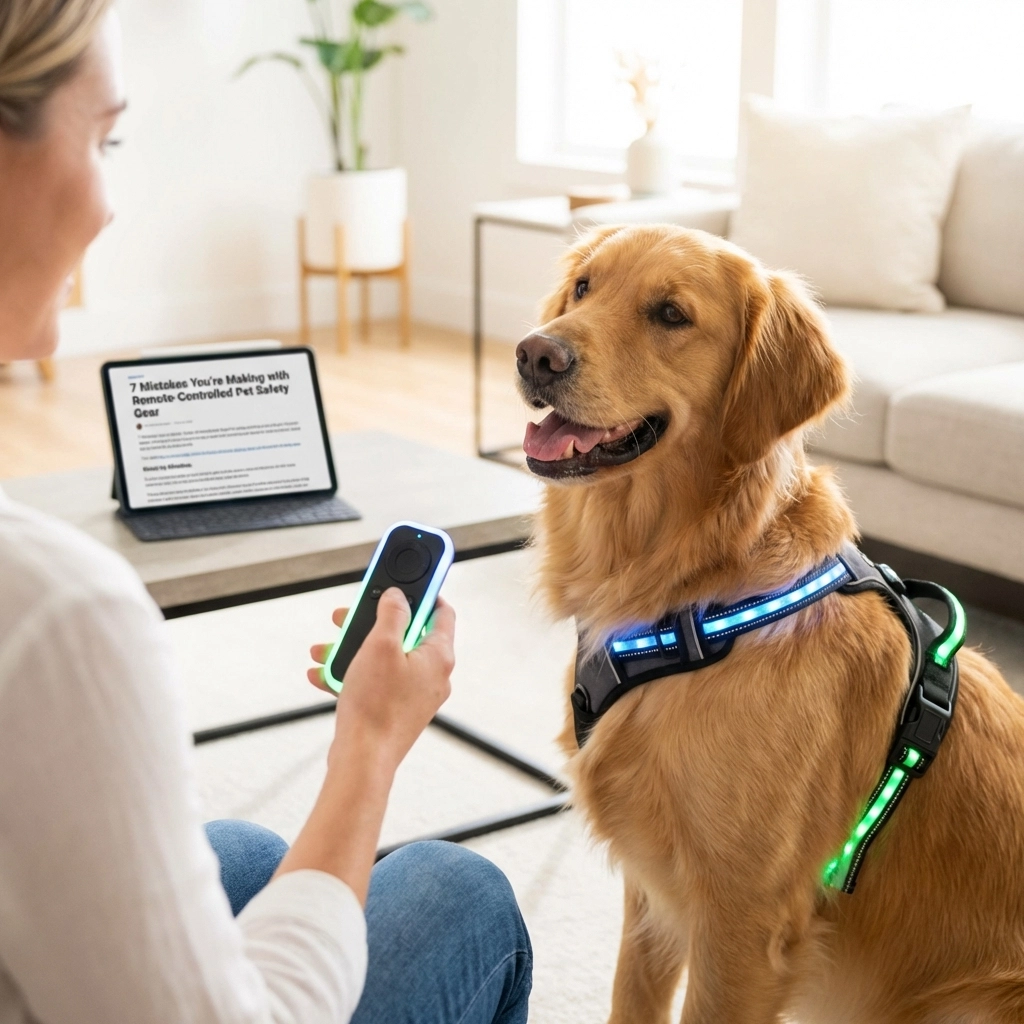 7 Mistakes You're Making with Remote-Controlled Pet Safety Gear (and How to Fix Them)
