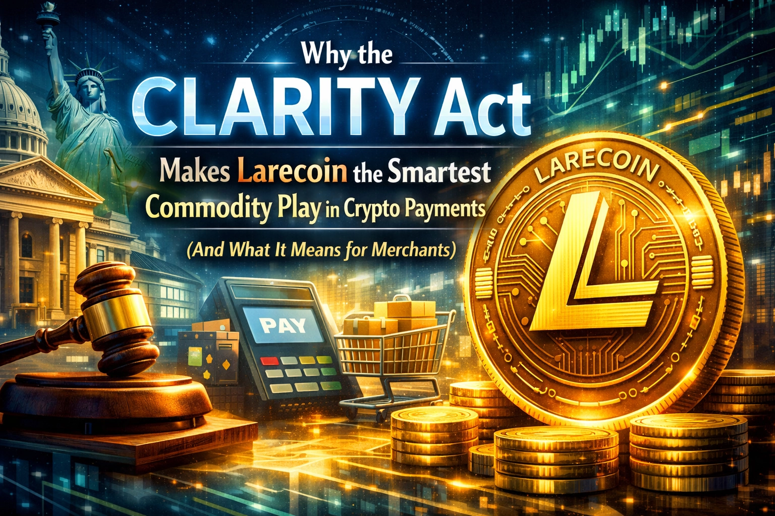 [HERO] Why the CLARITY Act Makes Larecoin the Smartest Commodity Play in Crypto Payments (And What It Means for Merchants)