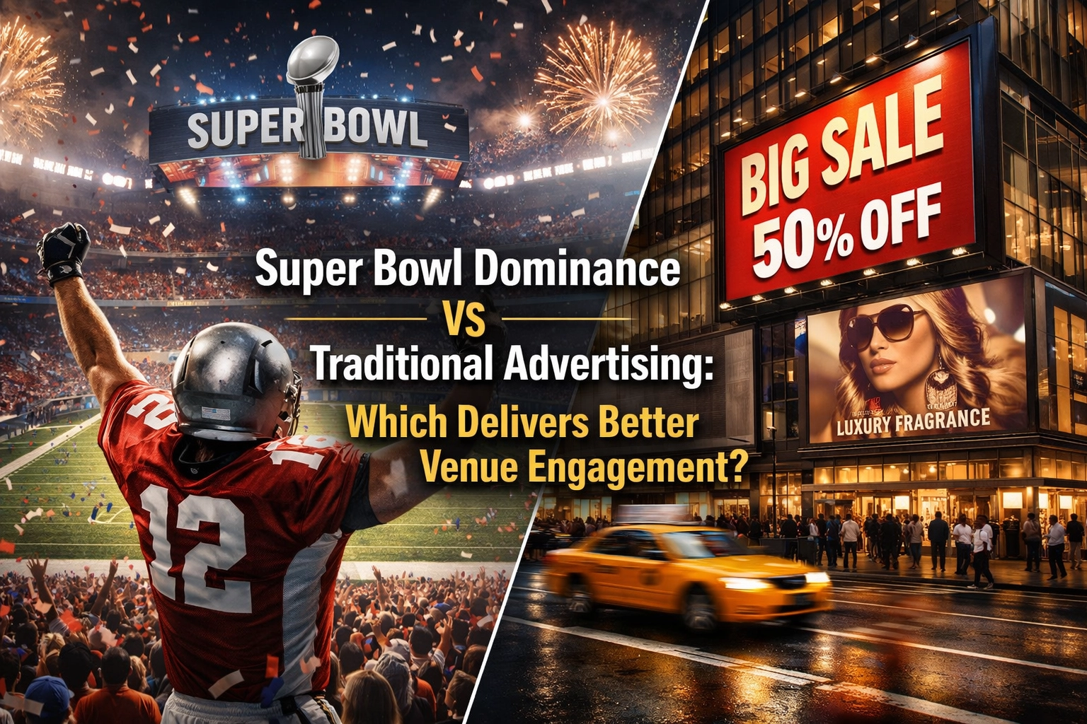 Super Bowl Dominance Vs Traditional Advertising: Which Delivers Better Venue Engagement?