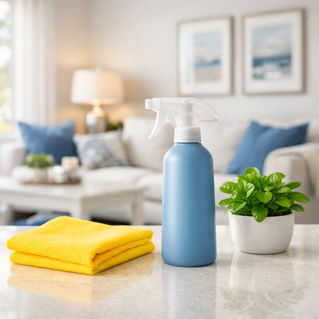 Non-toxic, eco-friendly supplies for deep cleaning Groton homes after a major renovation.