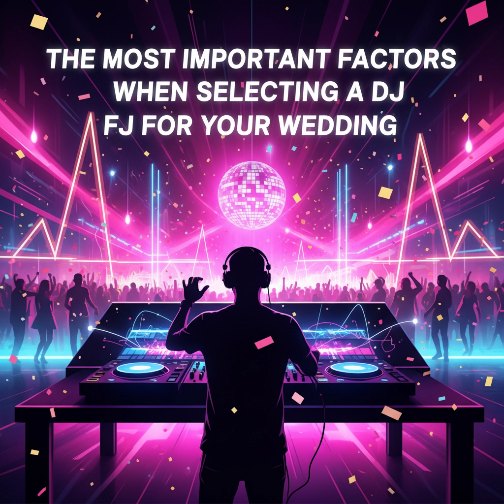 The Most Important Factors When Selecting a DJ for Your Wedding