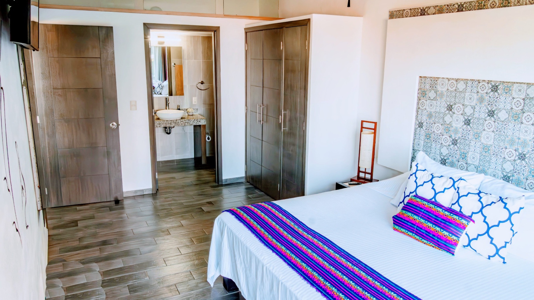 Bright, spacious bedroom in a Puerto Vallarta condo