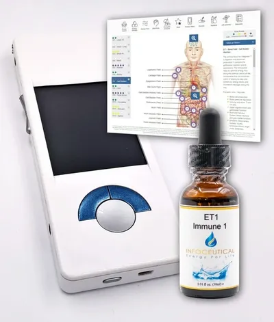 Scanning software and Infoceuticals used for practitioner support and long-term energetic care.