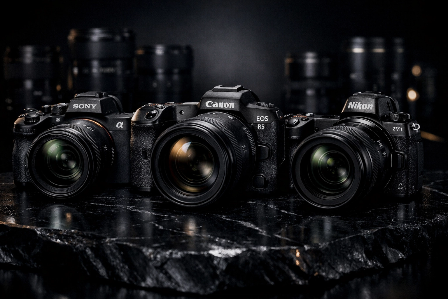 Comparison of the best mirrorless cameras from Sony, Canon, and Nikon based on recent gear reviews.