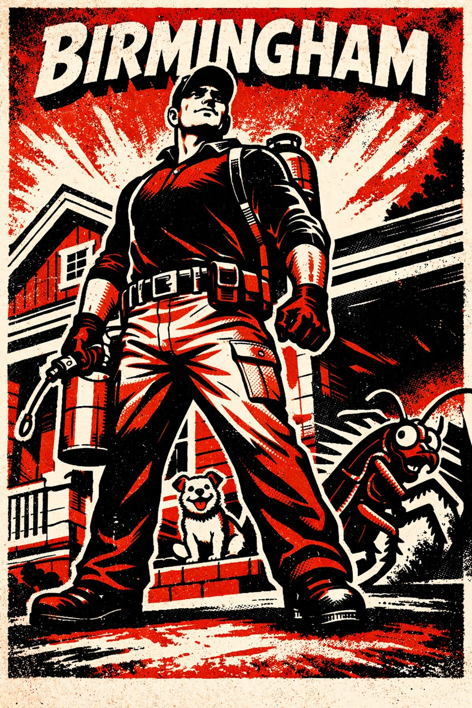 Pet-friendly pest control in Birmingham protecting families and pets from household insects.