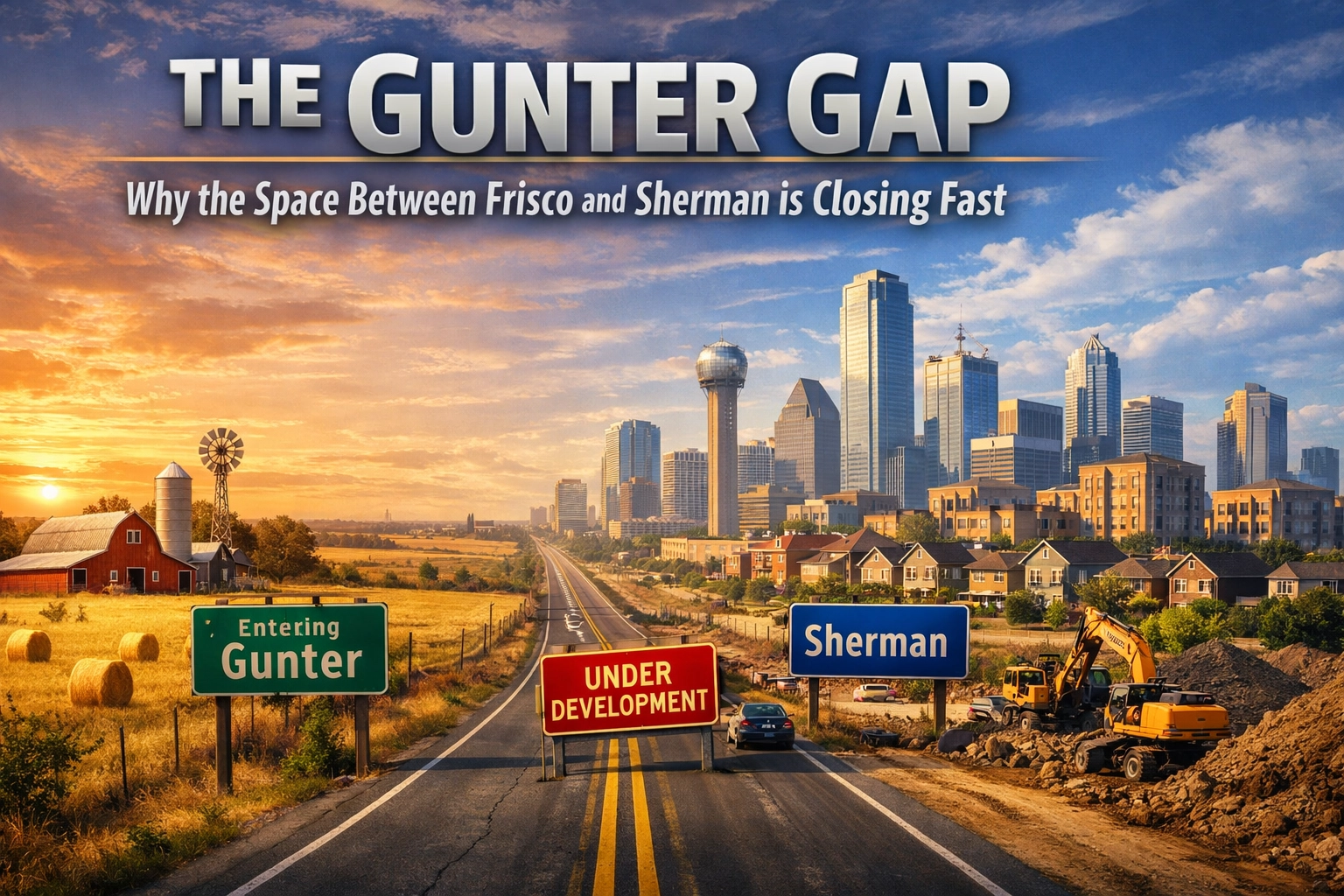 [HERO] The Gunter Gap: Why the Space Between Frisco and Sherman is Closing Fast