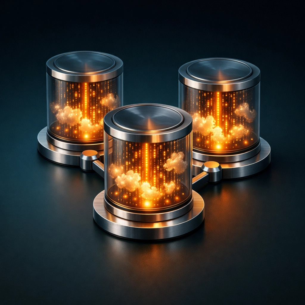 WordPress backup system with distributed storage containers for site protection and recovery