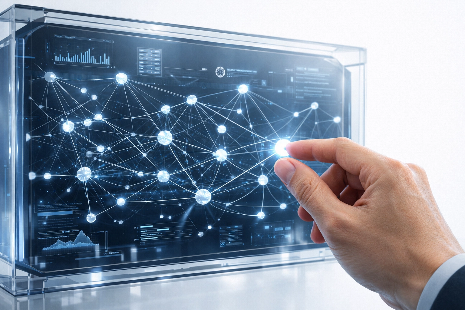 Human-in-the-loop interface showing professional oversight and accountability in an automated AI process.