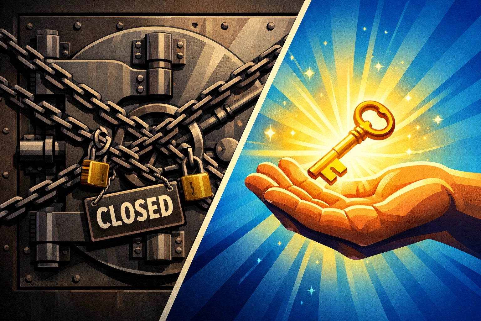 Comparison of custodial payment control versus self-custody financial freedom with private keys