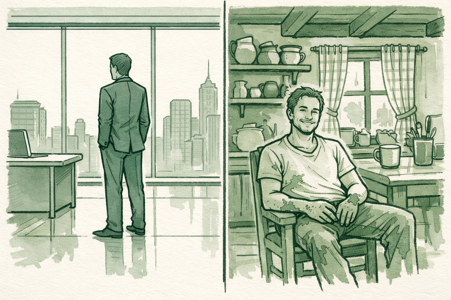 Corporate lawyer Leo vs artist Noah in contrasting worlds - MM romance character-driven story