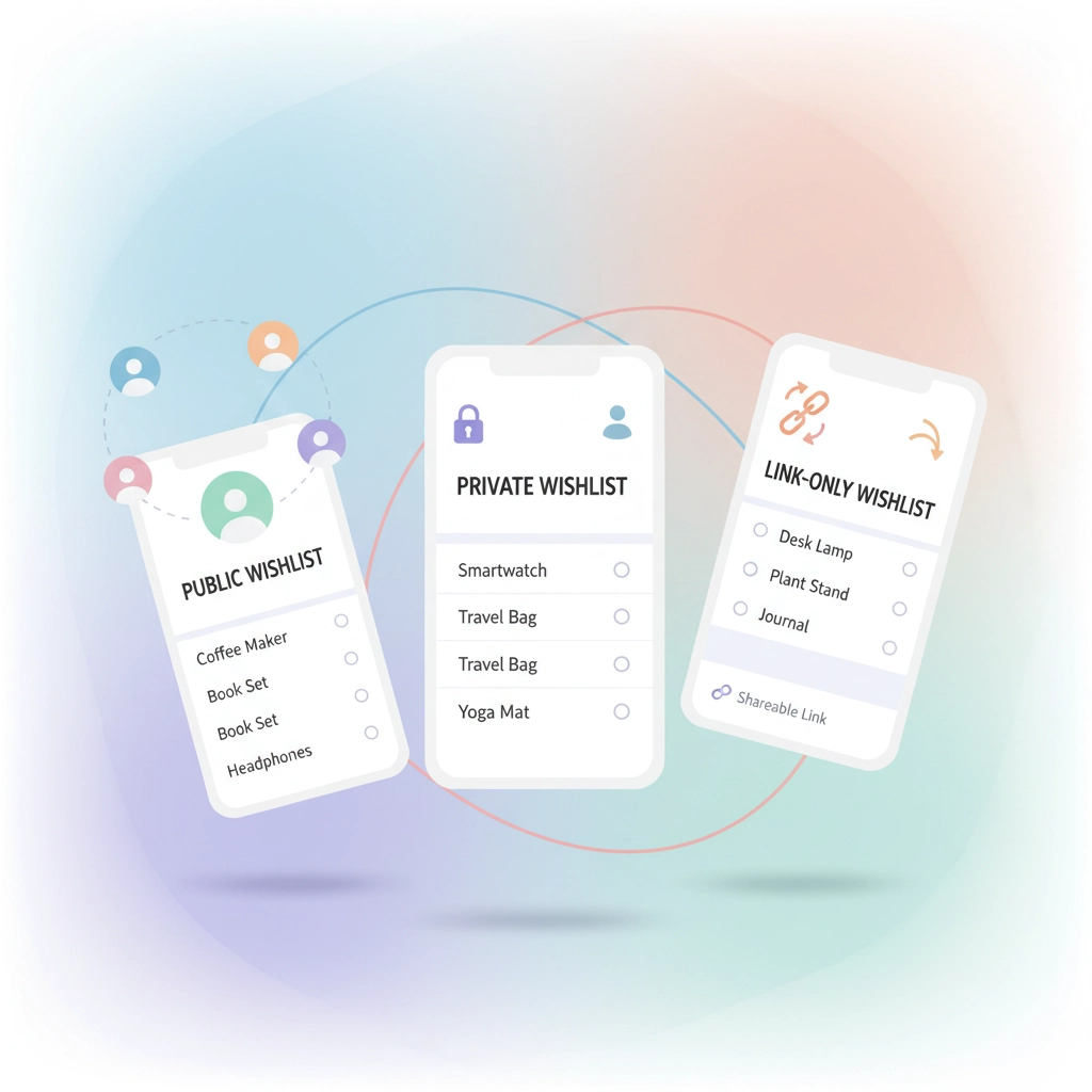 Private, Public, and "Link-Only" Wishlists: Total Control Over Who Sees Your Picks on LMK.today