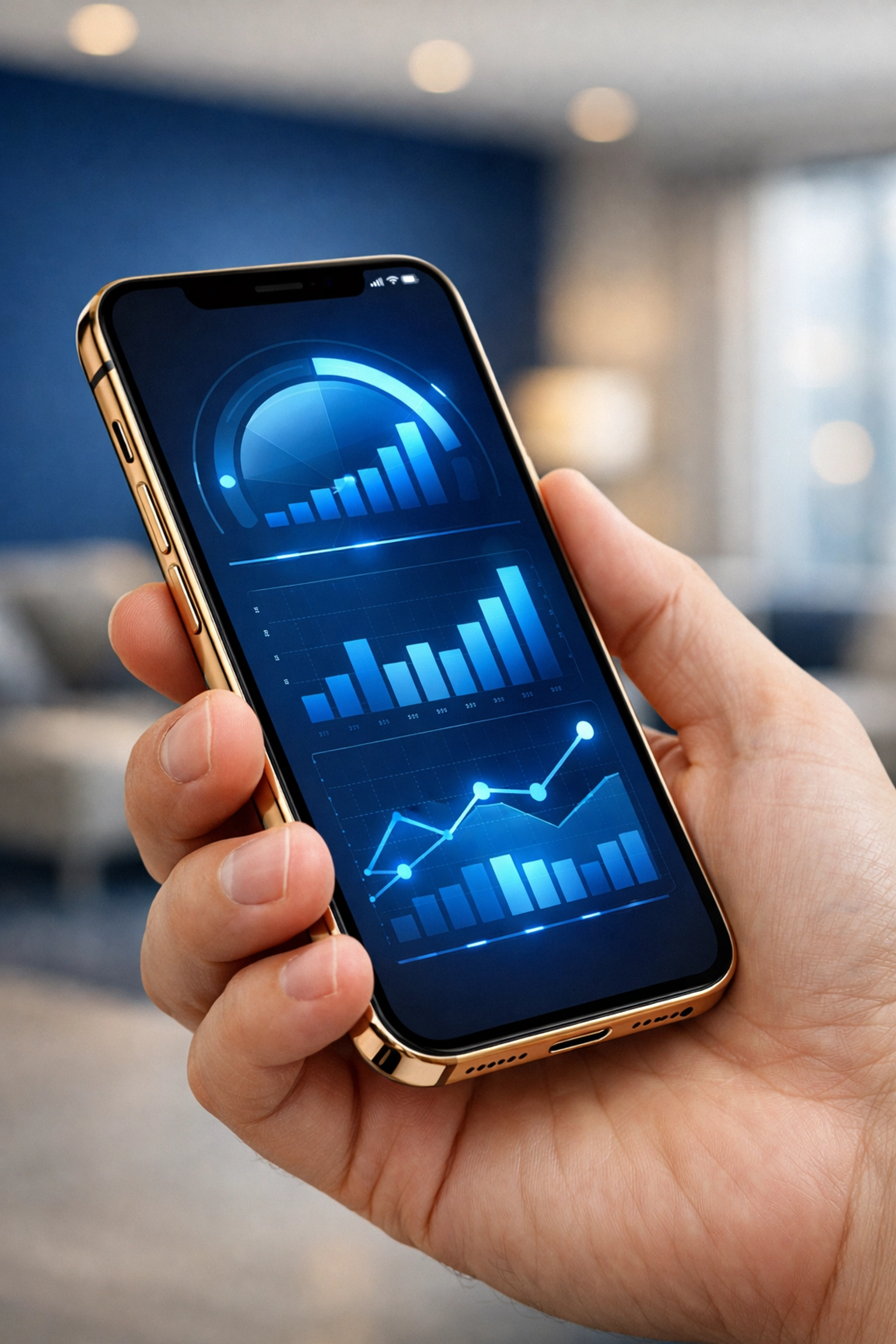 Close-up of a mobile app interface for an instant payday advance with no credit checks.