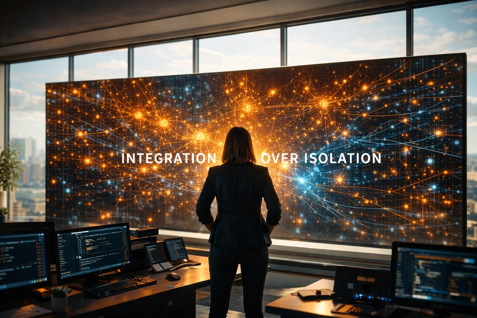 Software architect overseeing integrated AI infrastructure and digital transformation ecosystem.