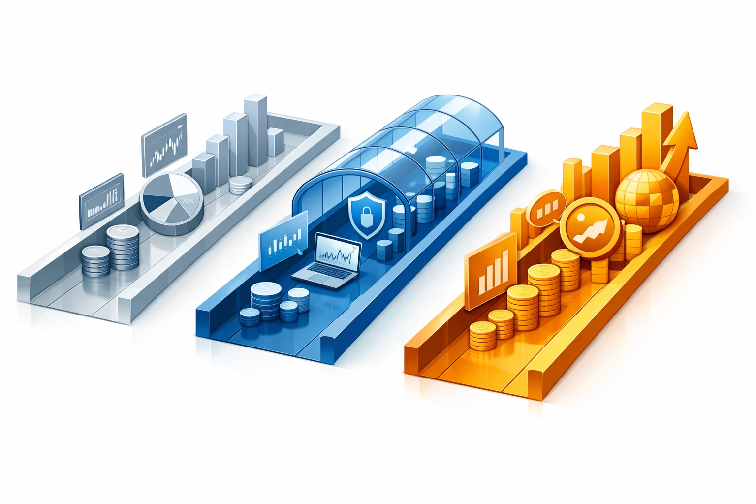 Three hedge fund operational strategies: market neutral, covered capital, and macro approaches