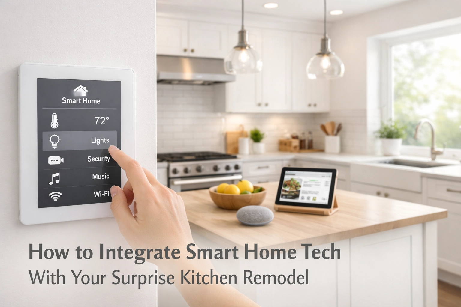 [HERO] How to Integrate Smart Home Tech With Your Surprise Kitchen Remodel