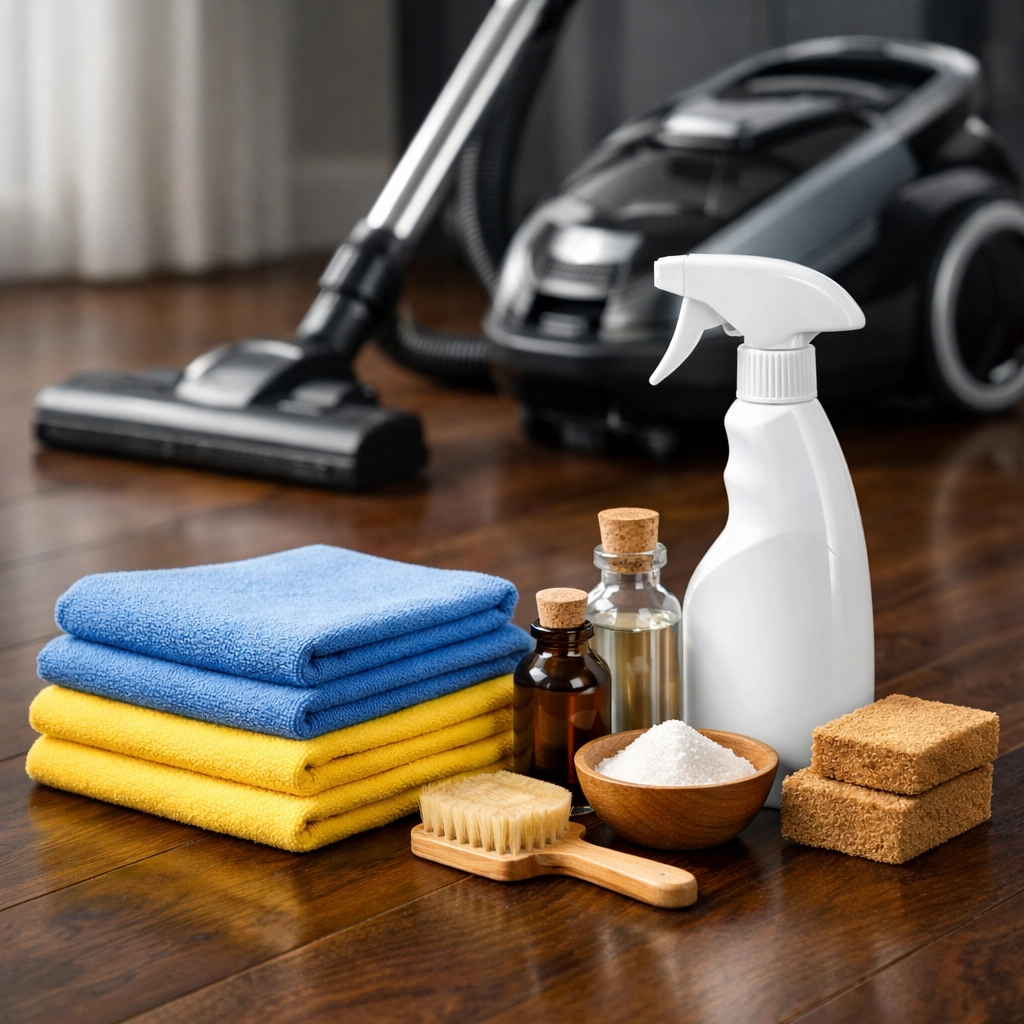 Professional eco-friendly supplies for affordable house cleaning in Leominster by The Cleaning Ninjas Inc.