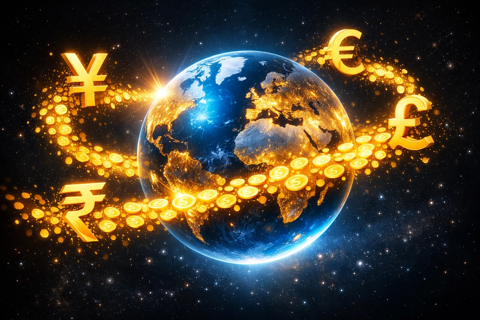 Global stablecoin payments connecting worldwide currencies without conversion fees