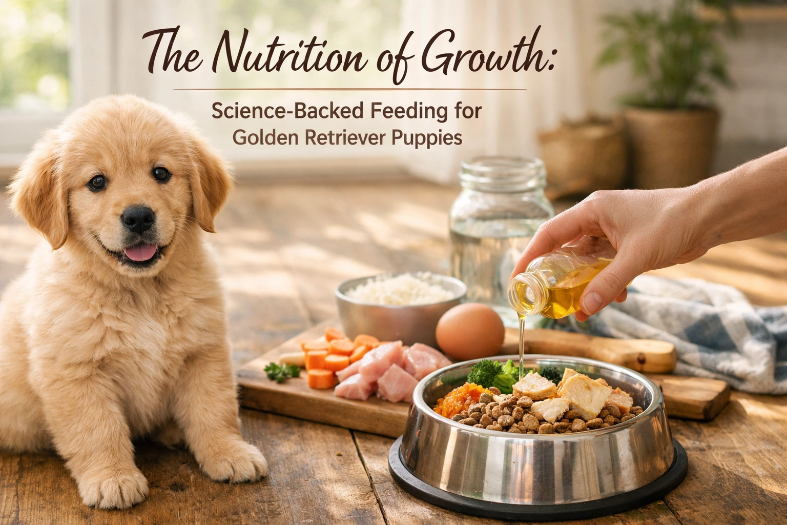 [HERO] The Nutrition of Growth: Science-Backed Feeding for Golden Retriever Puppies