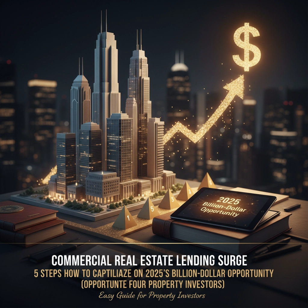 Commercial Real Estate Lending Surge: 5 Steps How to Capitalize on 2025's Billion-Dollar Opportunity (Easy Guide for Property Investors)