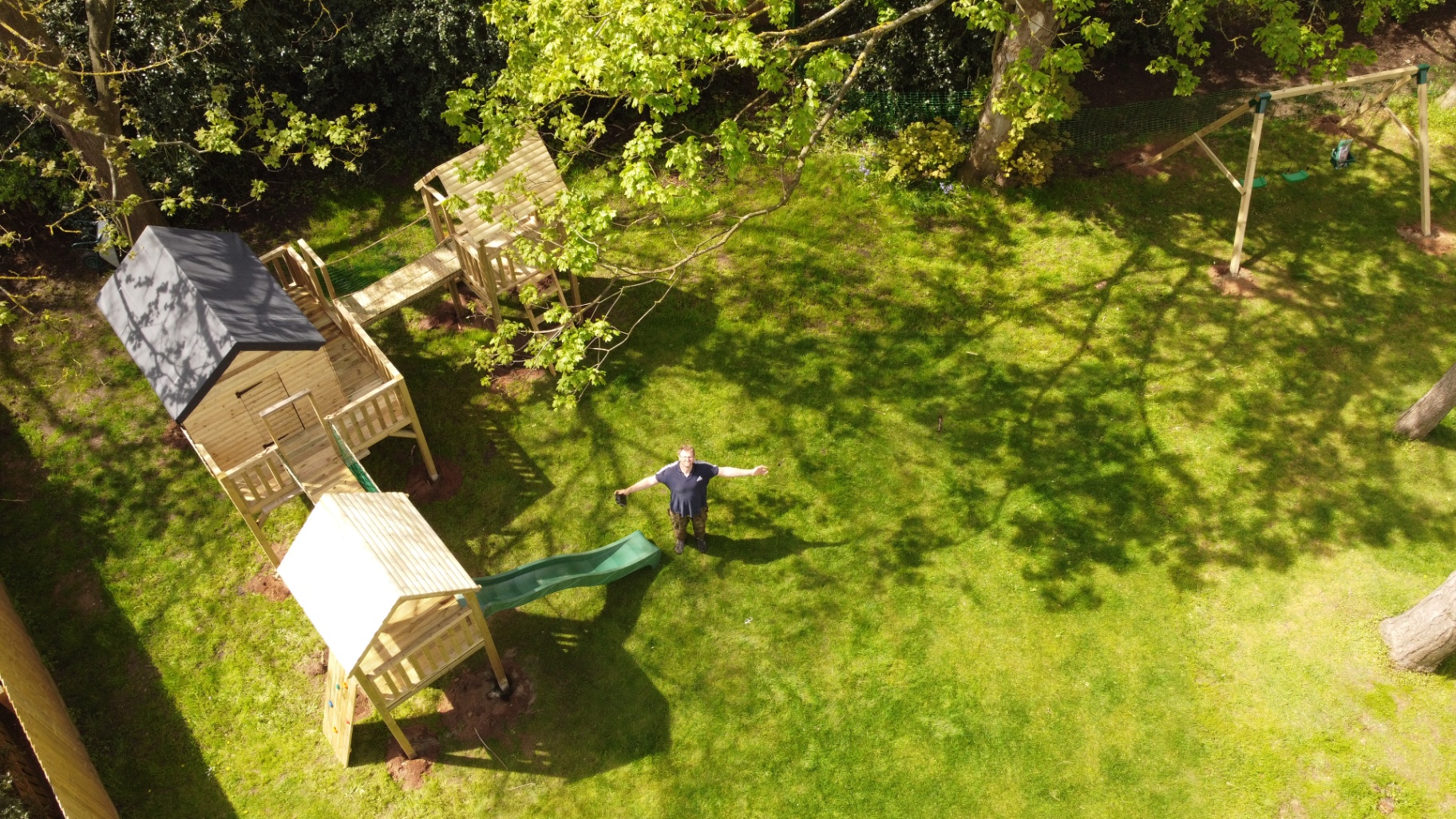 Bespoke Wooden Climbing Frame Installation