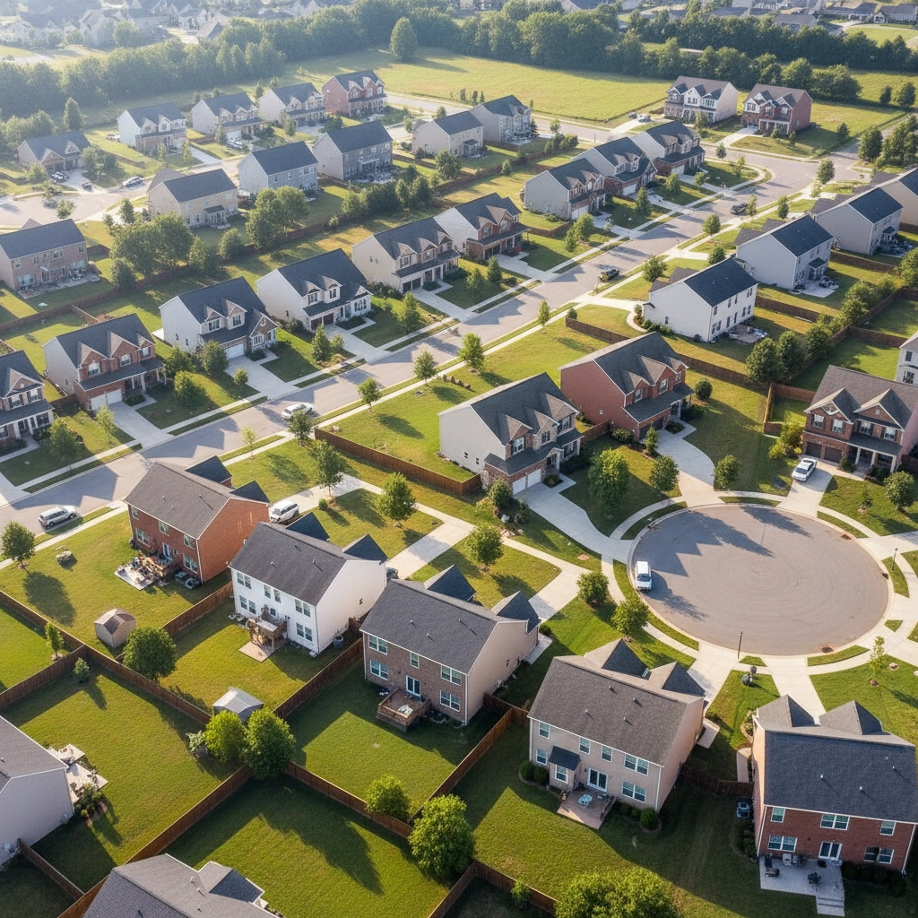 new construction homes in North Carolina neighborhood