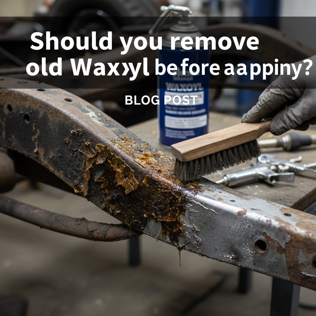 Should you remove old Waxoyl before reapplying?