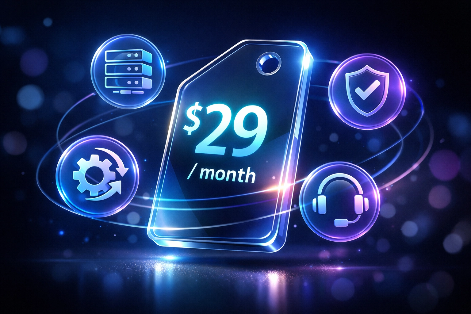 Ongoing website costs including hosting, security, updates and maintenance support