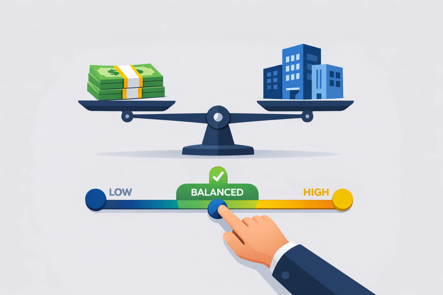 Illustration of a scale balancing tax withholding to maximize a 2026 tax refund.